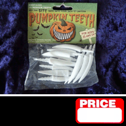 Fang Style Pumpkin Teeth