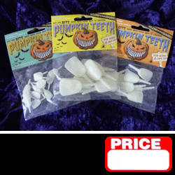3 Pack - Glow In The Dark Buck Teeth