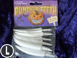 Fang Style Pumpkin Teeth
