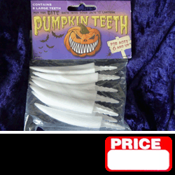 Fang Style Pumpkin Teeth