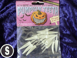 Glow In The Dark Fang Pumpkin Teeth