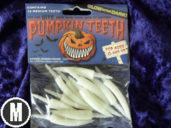 Glow In The Dark Fang Pumpkin Teeth